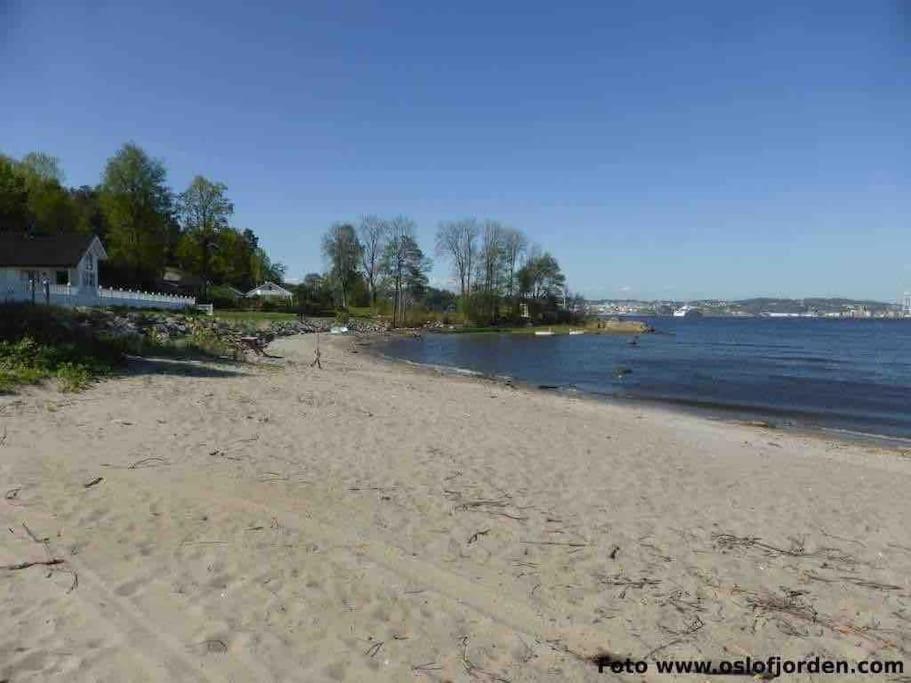 Flott Stort Hus I Stavern, Sjoutsikt Og Basseng Larvik Kültér fotó